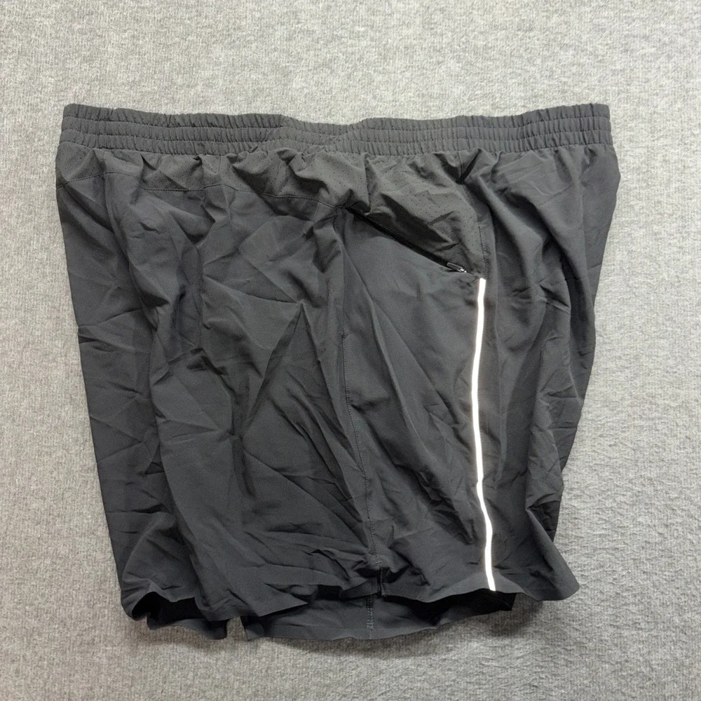 VRST Men's 7'' Run Shorts, 2XL, Black Training‎ Running 16974